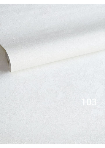 کاغذدیواری سفید ساده مینیمال وایت کد103