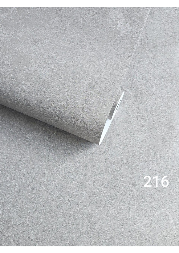 کاغذدیواری طوسی نقره ای ساده مینیمال گری کد216