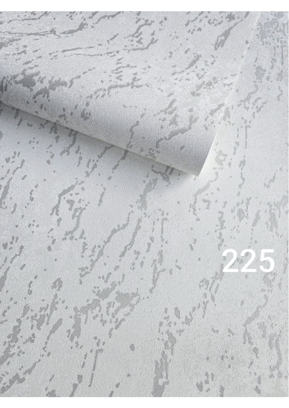 کاغذدیواری طوسی نقره ای ساده مینیمال گری کد225