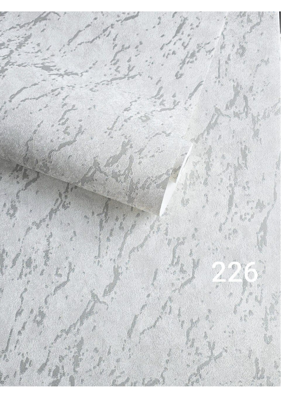 کاغذدیواری طوسی نقره ای ساده مینیمال گری کد226