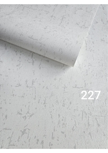 کاغذدیواری طوسی نقره ای ساده مینیمال گری کد227
