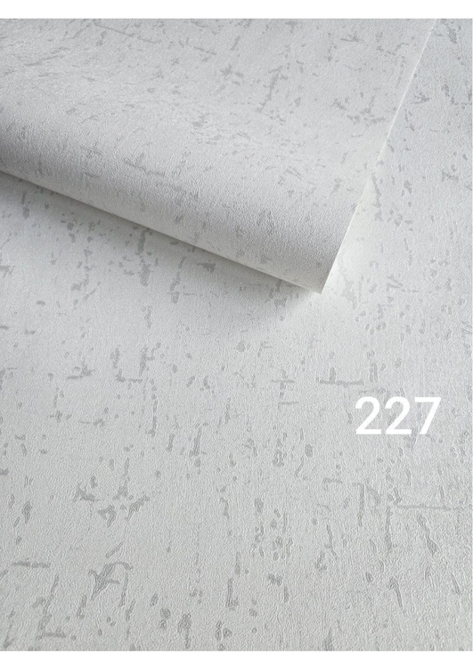 کاغذدیواری طوسی نقره ای ساده مینیمال گری کد227