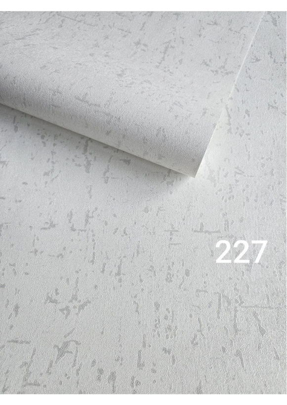 کاغذدیواری طوسی نقره ای ساده مینیمال گری کد227