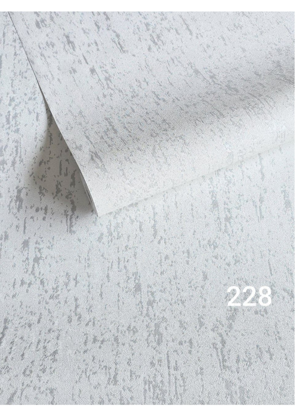 کاغذدیواری طوسی نقره ای ساده مینیمال گری کد228