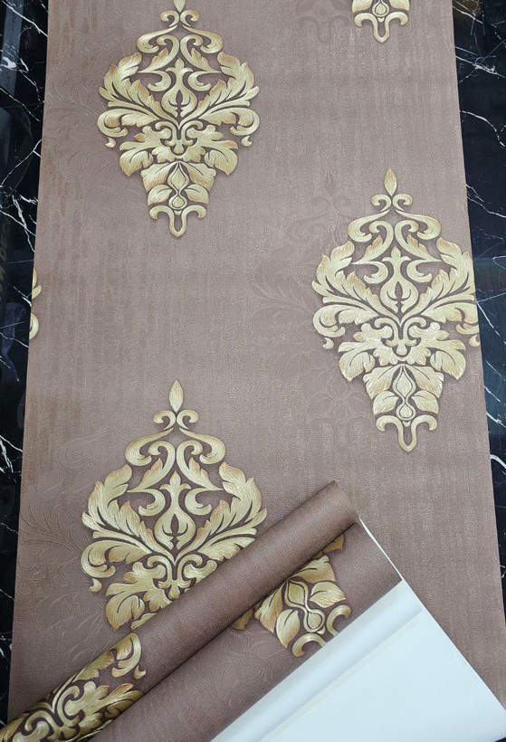 کاغذدیواری طرح داماسک