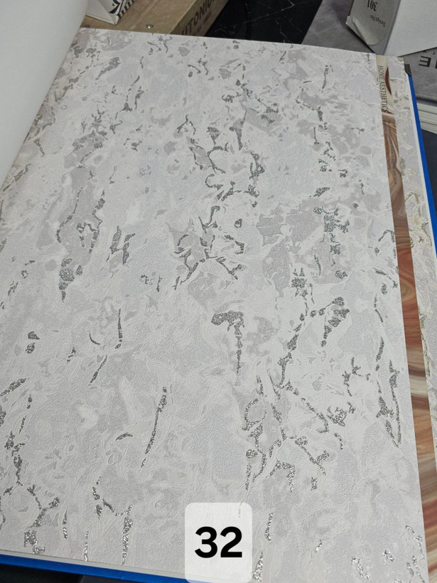 کاغذدیواری طرح ساده پتینه ای کد32 برند اریکا - PVC